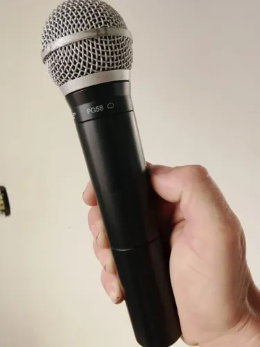 microfone sem fio pg 58 shure original troco por Xbox ou instrumentos musicais 