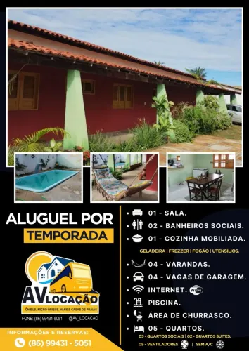 ALUGO CASAS EM LUIS CORREIA - PI.