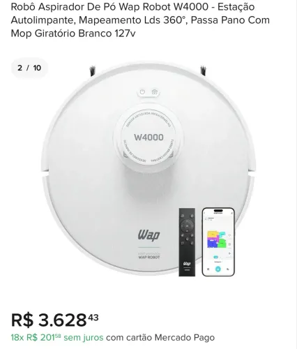 Robô aspirador de pó