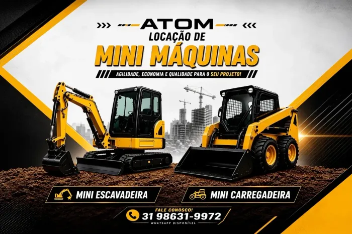 Locação de mini máquinas