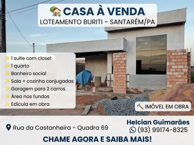Casa a venda - Loteamento Buriti Santarem