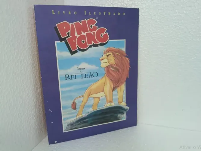 Álbum De Figurinhas Ping Pong O Rei Leão (Completo) de Época (1994)