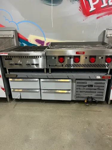 Balcão refrigerado 4 gavetas 1.55m novo pronta entrega 