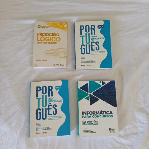 Livros para Concurso - Raciocínio Lógico, Português e Informática 