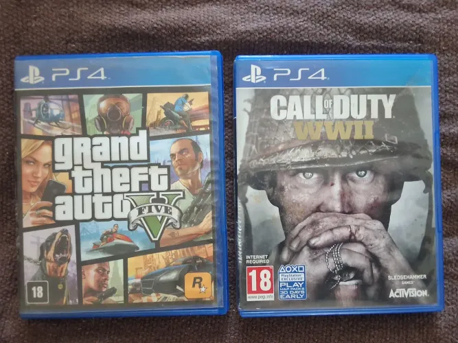 Gta 5 e call of duty WW2 PS4