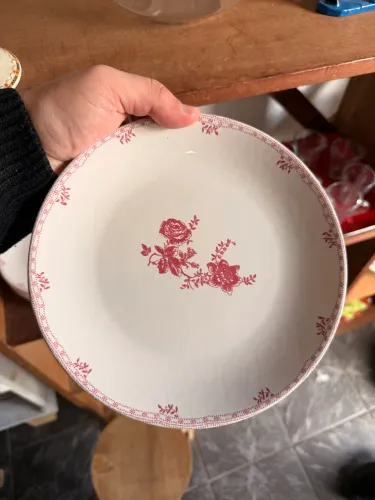 conjunto 6 pratos de sobremesa vintage