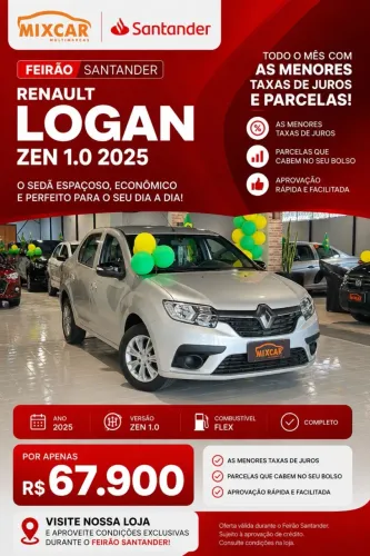 Renault Logan Zen Flex 1.0 12V 4P Mec. 2025