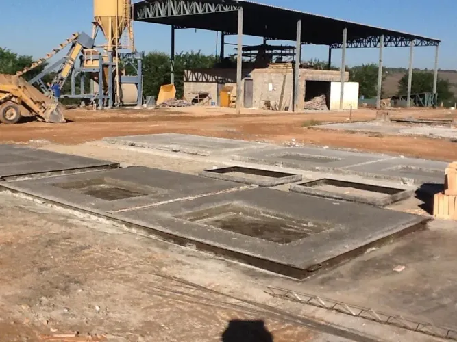 Fábrica de pré-moldados completa 