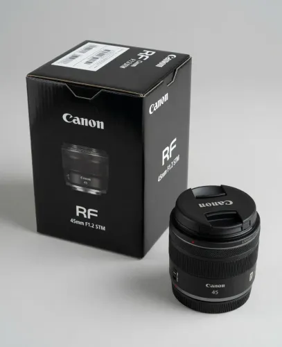 Canon RF 45mm f/1.2 STM - Lente Nova