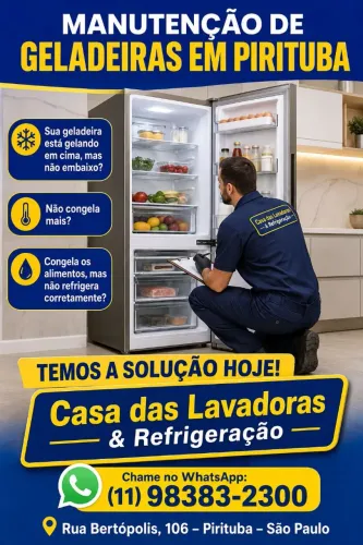 Geladeiras e maquinas de lavar