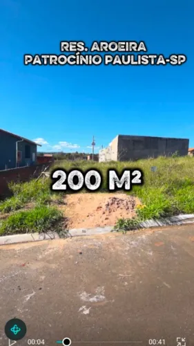 TERRENO À VENDA - RESIDENCIAL AROEIRA | PATROCÍNIO PAULISTA