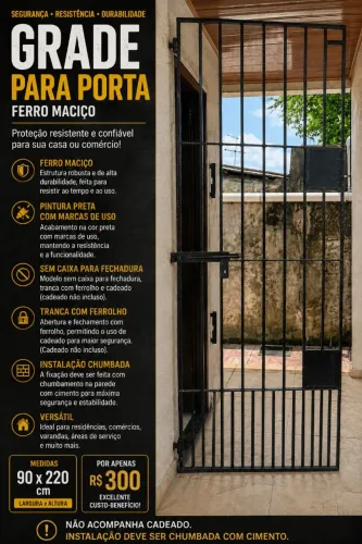 Grade para porta