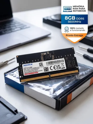 MEMÓRIA RAM 8GB DDR5 NOTEBOOK 5600 mhz