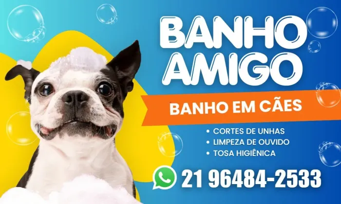 Banho em pet cães 