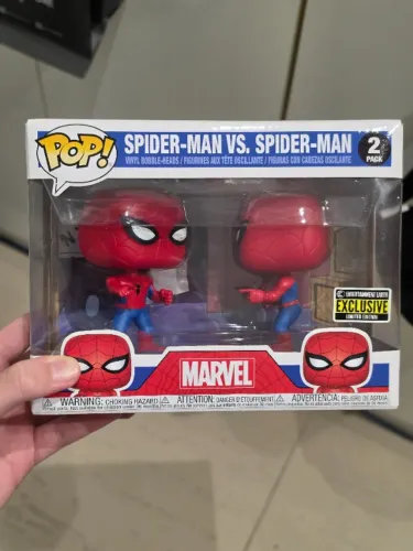 Funko Pop Spider Man VS Spider Man (Homem aranha vs Homem aranha)