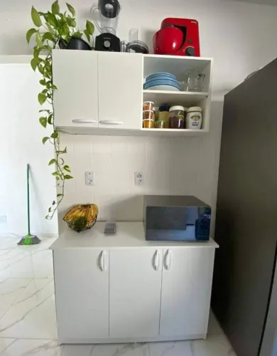 Kit armário e balcão de cozinha em mdf