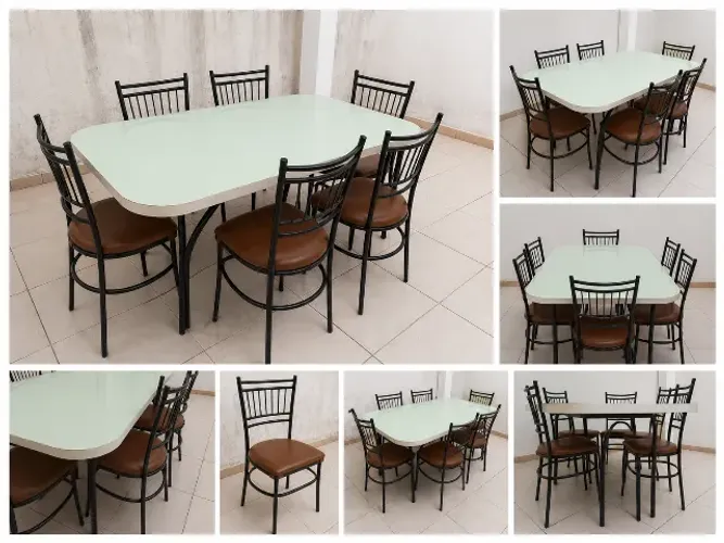 Mesa com 6 cadeiras