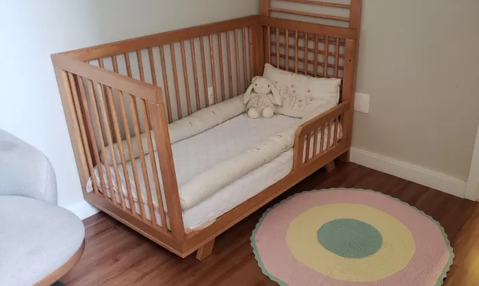 Berço 3 em 1 Madeira Tulipababy - c/ 2 colchões 