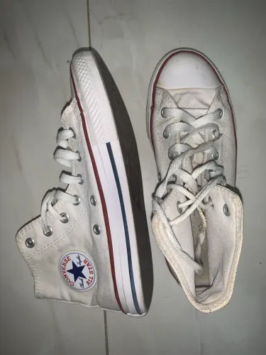 Converse All Star cano alto branco n°32 (ORIGINAL) em estado de novo