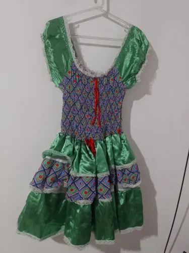 Vestido junina para infantil 