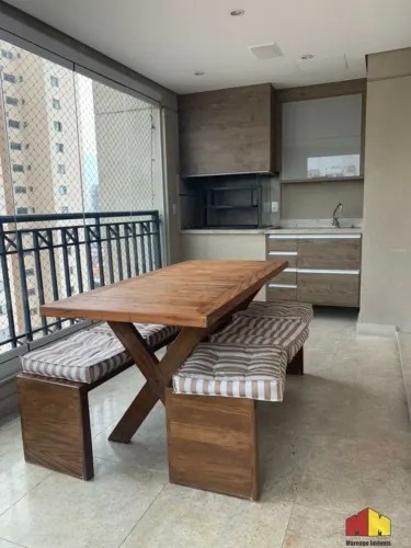 Apartamento para venda ou locação no Tatuapé com varanda Gourmet