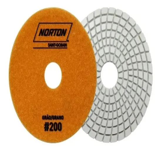 Disco Diamantado Flexível Brilho Dagua 100mm Gr200 Norton