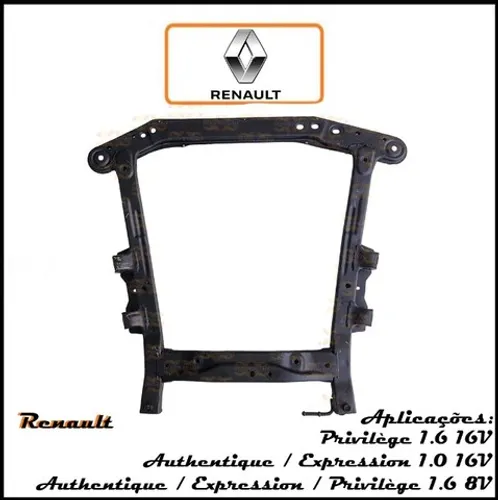 Quadro Agregado Dianteira Renault Logan e Sandero 2007 até 2014