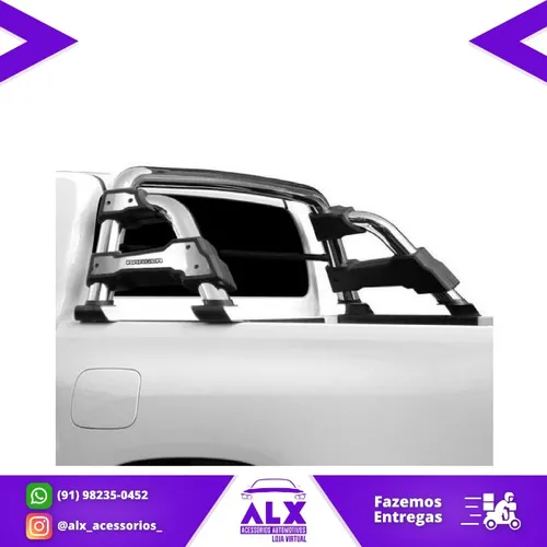 Santo Antônio Cromado P/Ford Ranger picapes acessorios