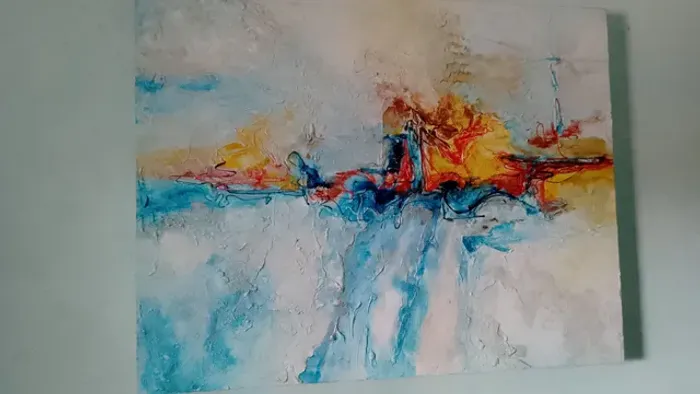 Quadro medindo 70 por 90 cm óleo sobre tela
