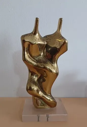 Escultura Bronze - 21,5 Cm - Casal