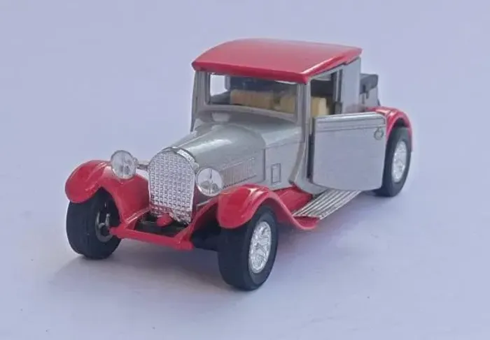Miniatura Bugatti Type 44 1928 Sunnyside 1/38 Prata