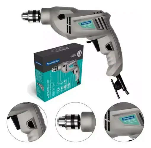 Furadeira Tramontina 500w Reversível - Pronta Entrega
