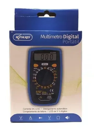 Multímetro Digital Portátil Knup KP-AA033