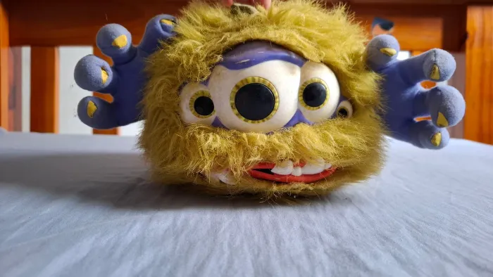 Boneco pelúcia Pelucia monsteo smashaball DTC funcionando usado
