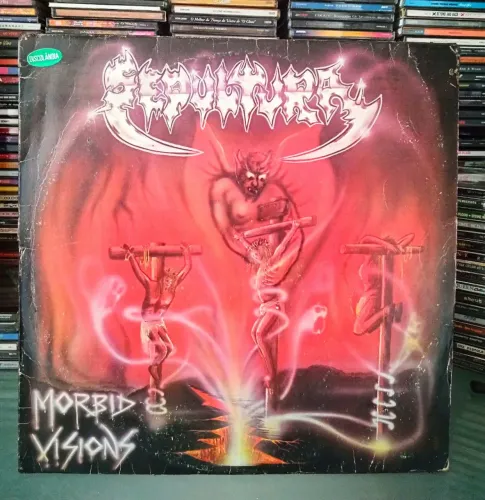 LP SEPULTURA - Morbid Visions - 1986 Cogumelo Vinil