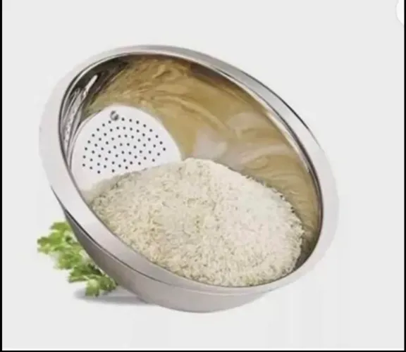 Escorredor de Arroz inox - Brinox Lyon - novo