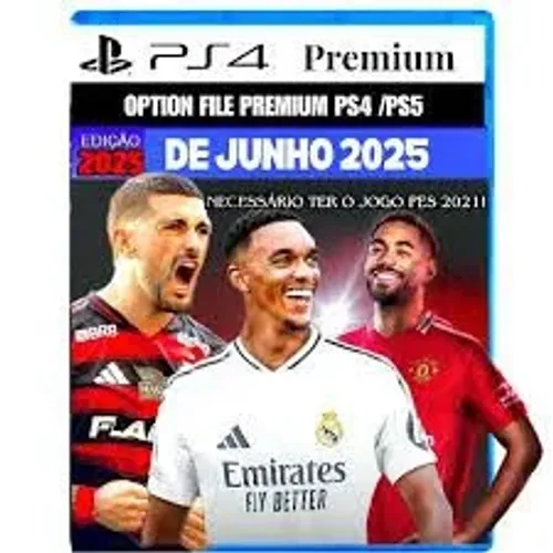 Patch Futebol 2025 para PS4 e PS5 