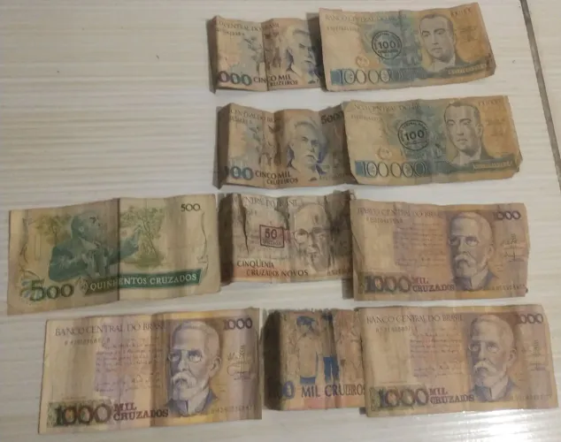 10 Cédulas Antigas Raridades Antiguidades <br>