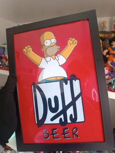 Quadro Homer Simpsons - Duff Beer