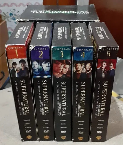 Supernatural - 5 Temporadas Completas em DVD