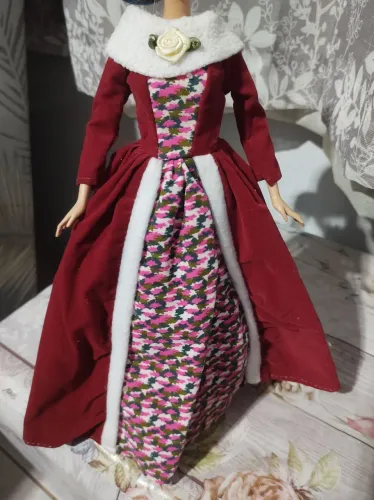 Vestido Vintage para Barbie 