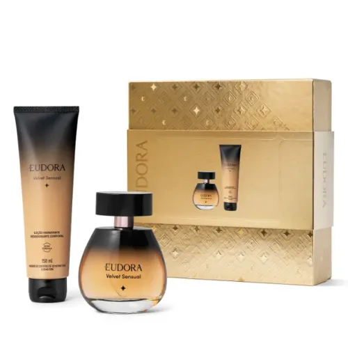 Kit Presente Eudora Velvet Sensual Perfume + Hidratante