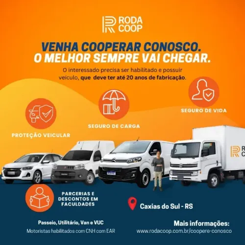 COOPERATIVA DE TRANSPORTE AGREGA VEÍCULOS