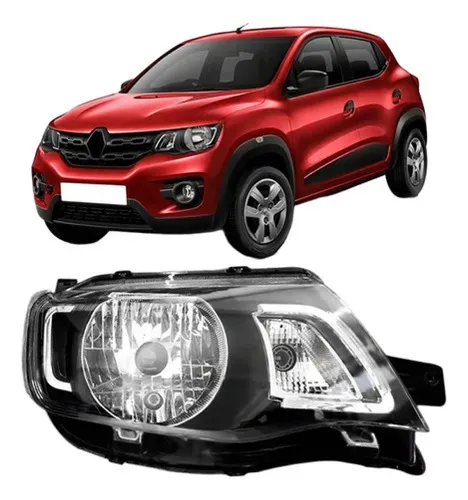 Farol Principal Renault Kwid 2017 2018 Regulagem Manual