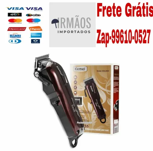 Máquina de Cortar Cabelo Kemei Km-2600