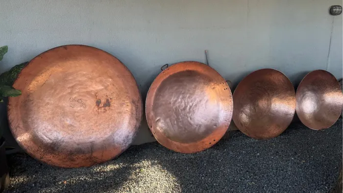 Tachas de cobre 