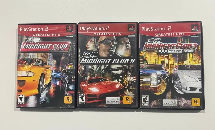 Trilogia midnight club ps2