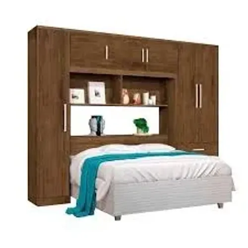 Guarda Roupa Modulado Cancun Casal 6Pts 3Gvs Jequitiba J.A Moveis - Entrega Rápida! 