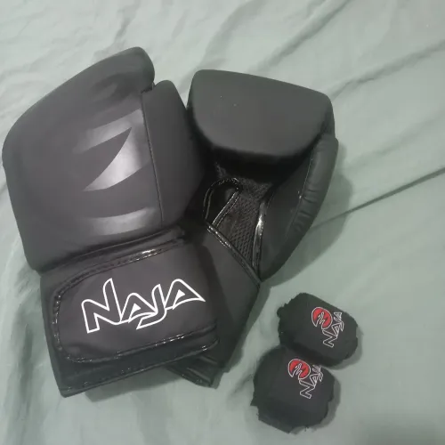 luva boxe muay thai com ataduras