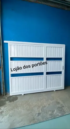 PORTÃO PARA GARAGEM 2,40 X 2,10